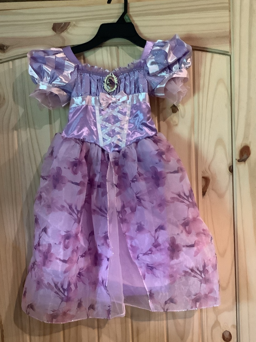 Disney Lavender Floral Princess Dress Costume